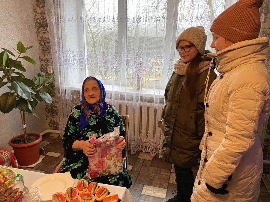 Поздравление 100-летнего юбиляра