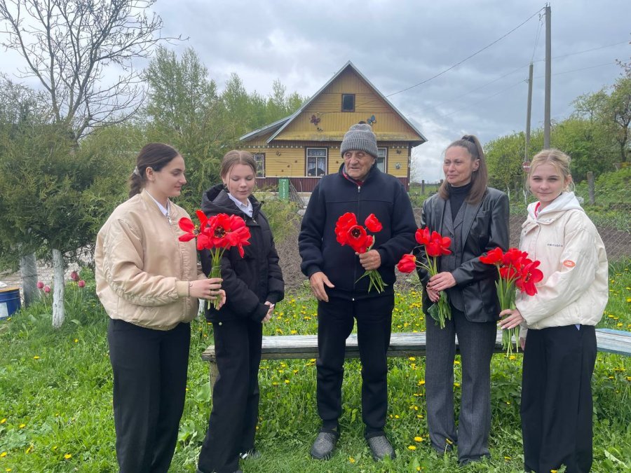 Поздравление  малолетнего узника Воропая Ивана Станиславовича с наступающим Днём Победы