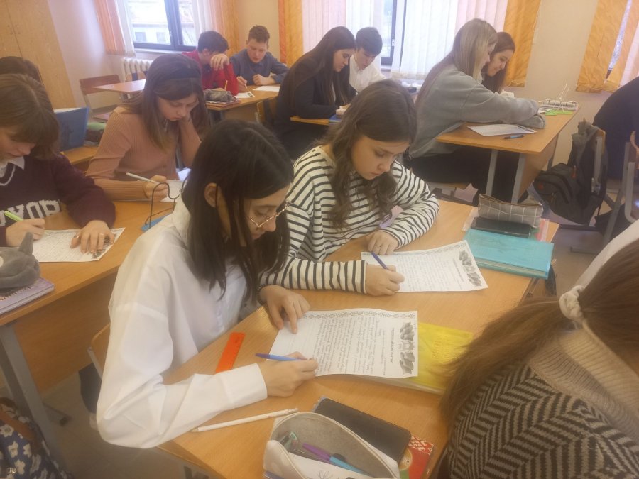 Удзел ў Гродзенскім абласным дыктанце, прысвечаным Міжнароднаму дню роднай мовы
